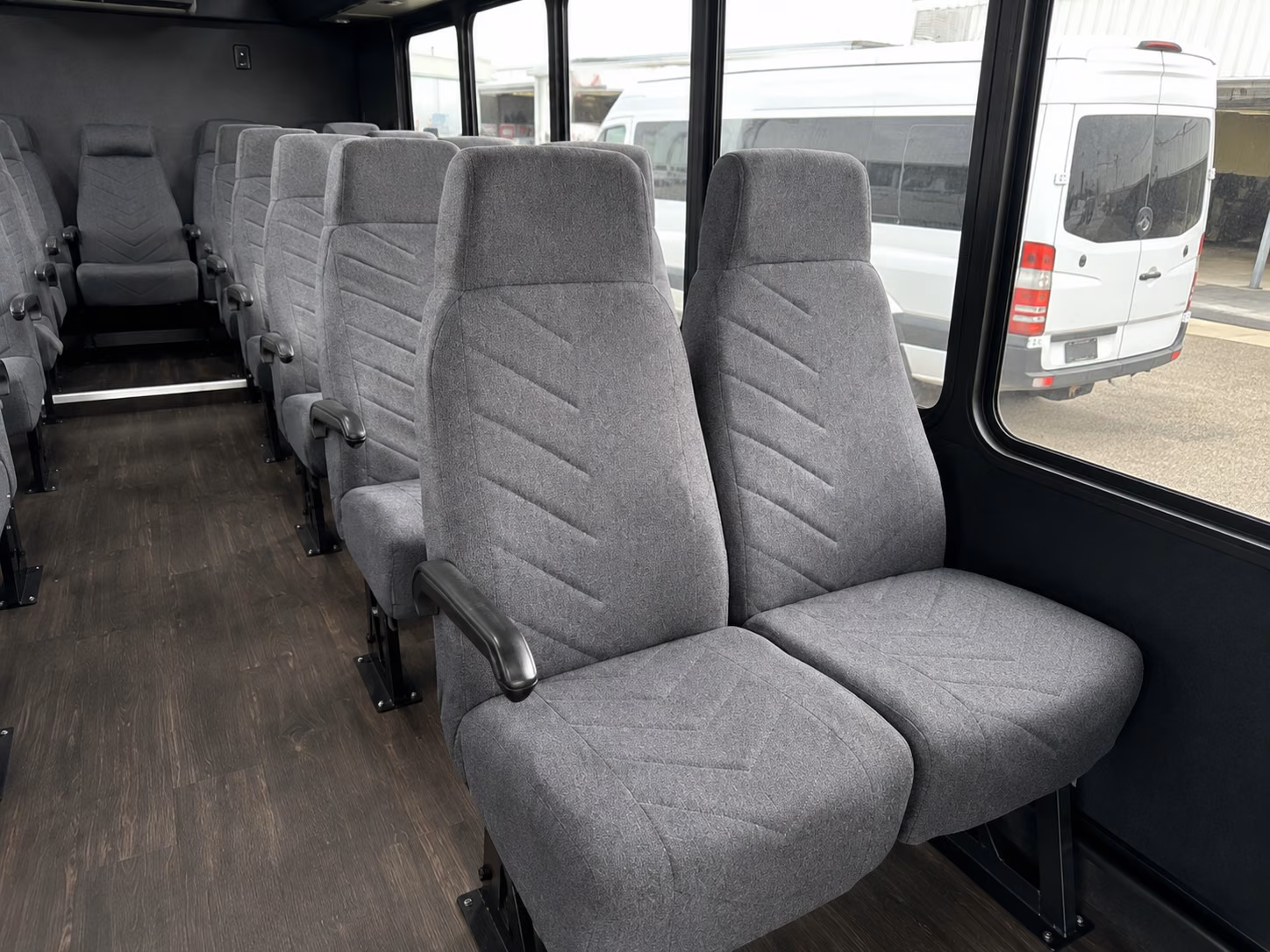 18 passenger minibus interior