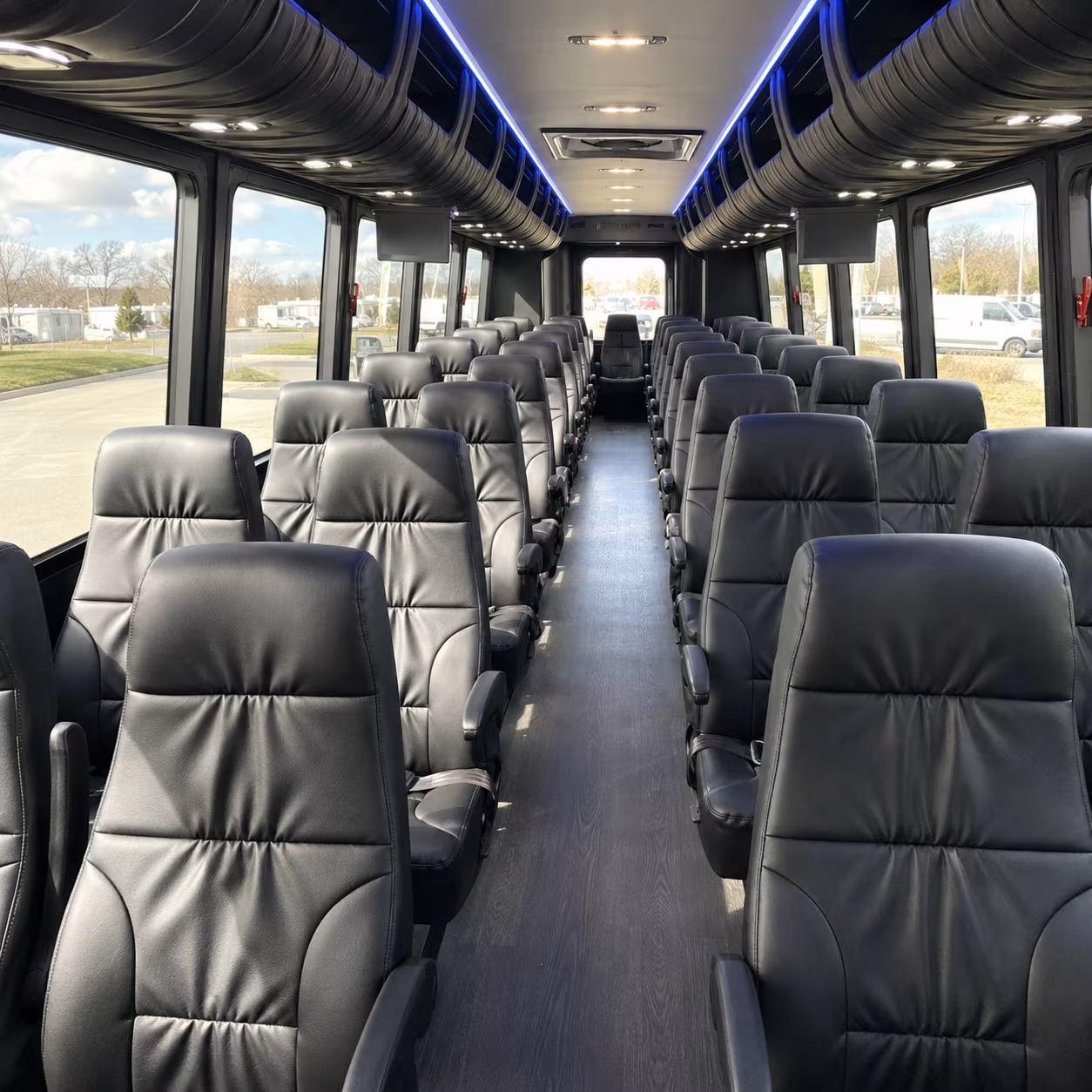 30 passenger minibus interior