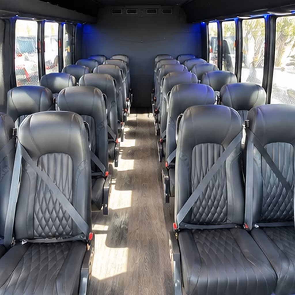 35 passenger minibus inside