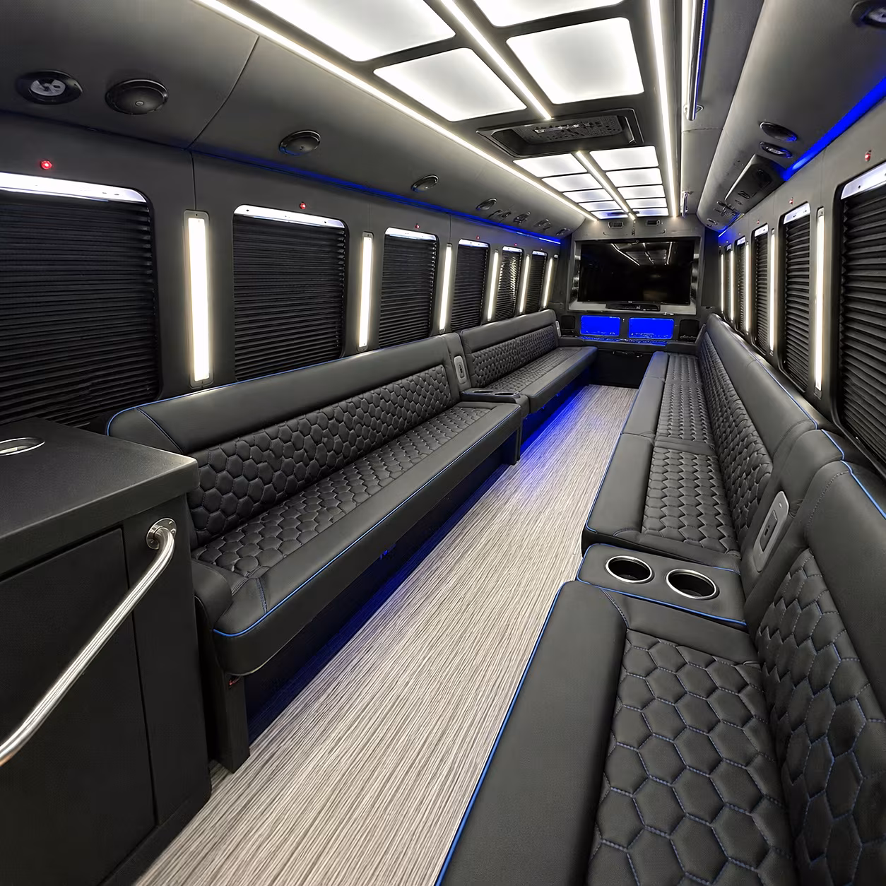 aventura party bus rentals inside