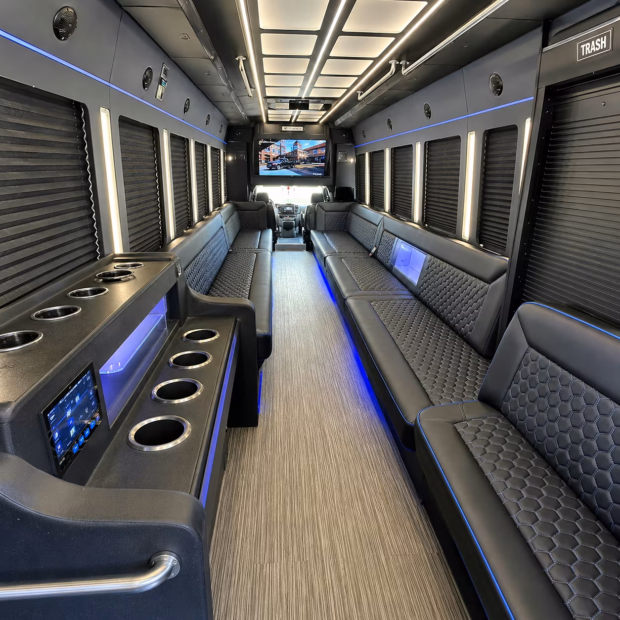 party bus interior