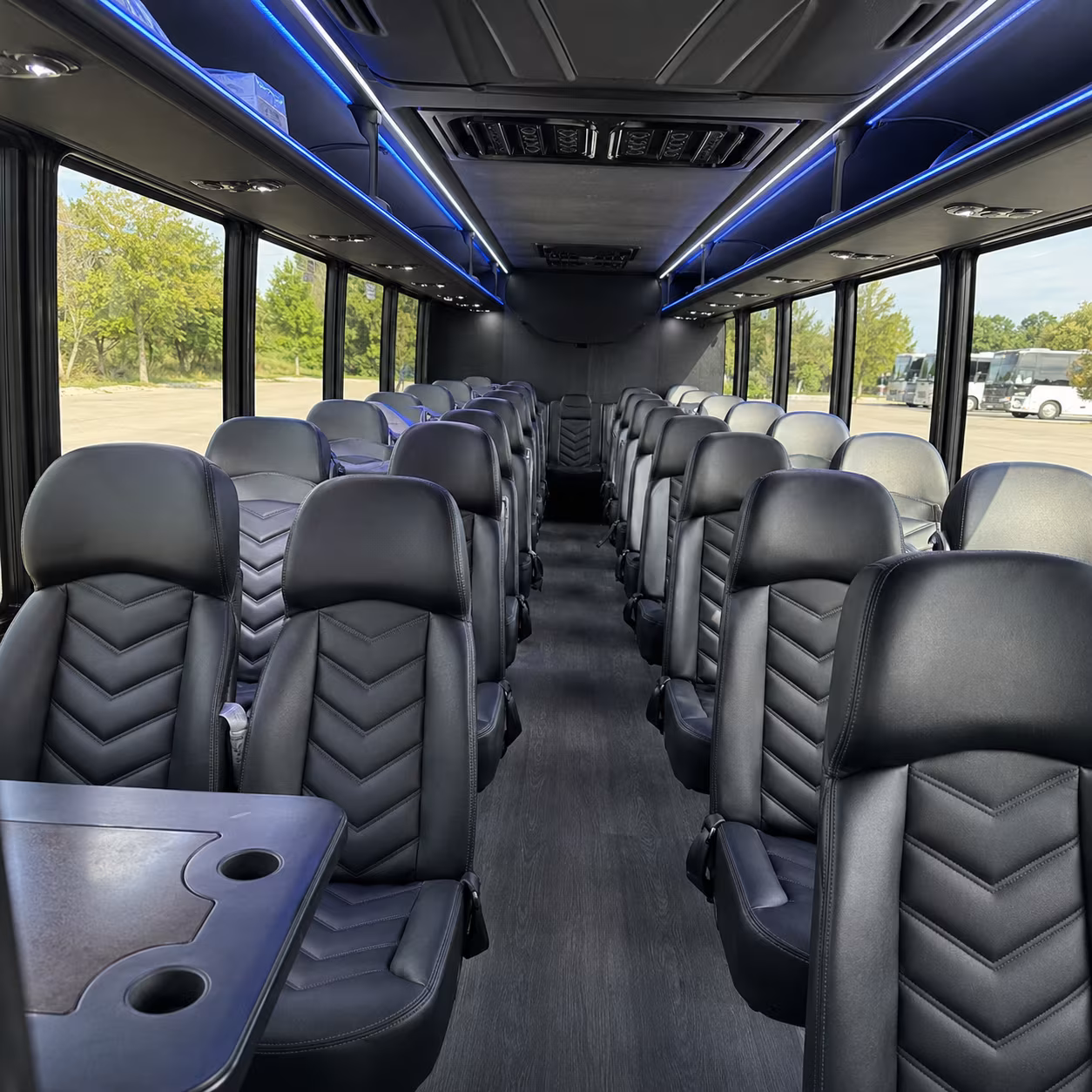 plantation concert shuttle bus rentals in plantation
