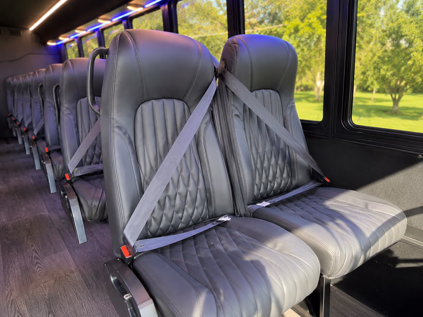 sunrise get your group to every winery on time with a sunrise charter bus