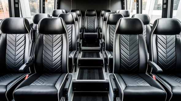 20 passenger minibus inside aventura