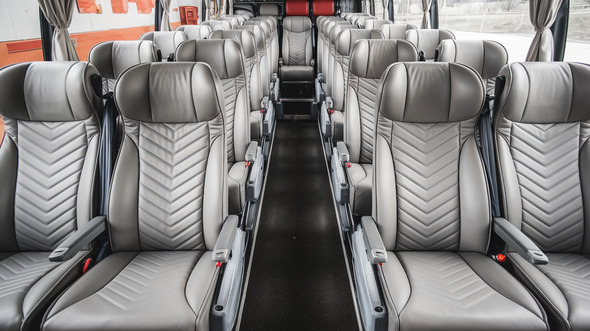 55 passenger charter bus interior aventura