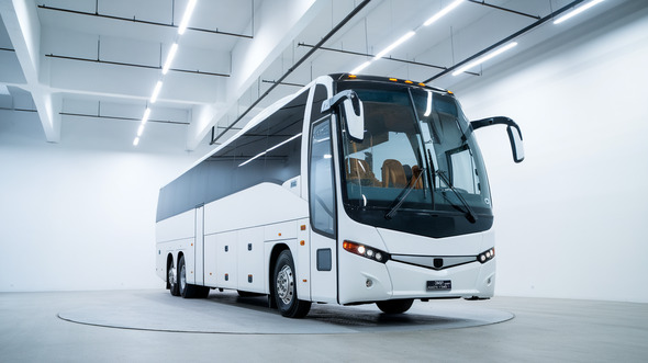 56 passenger charter bus aventura