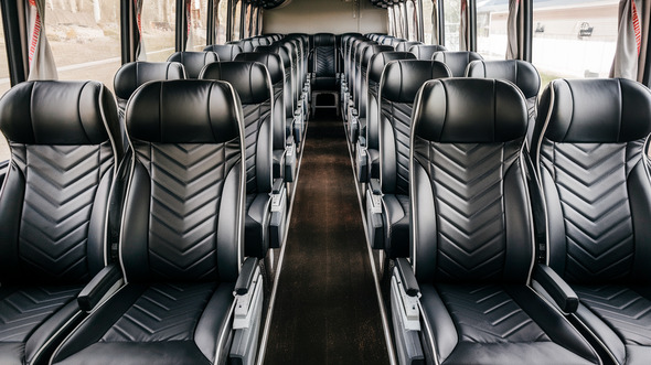 56 passenger charter bus rental