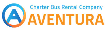 aventura charter bus company logo