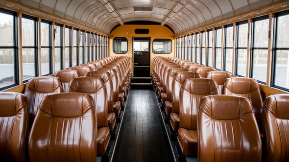 aventura school bus rental inside