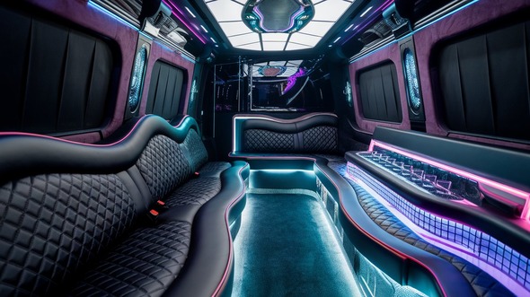 aventura sprinter limo rental inside